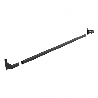 8545DX/SX - Pair of supports for oval hanging rail 30x15 mm (art.4000L).